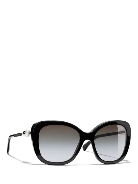 CHANEL Square Sunglasses CH5339H, Black/Grey Gradient.